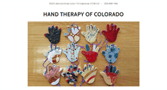 Desktop Screenshot of handtherapyofcolorado.com